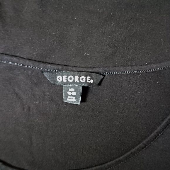 George black top women's size L 12/14 - Picture 4 of 7